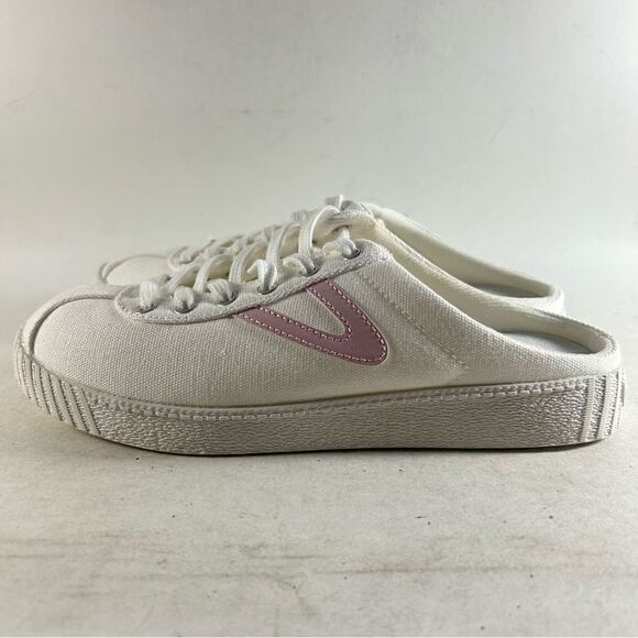 Tretorn Easy Nylite Women’s Shoes Lace Up Low Top Sneakers White Pink Size 11 M - Picture 3 of 8